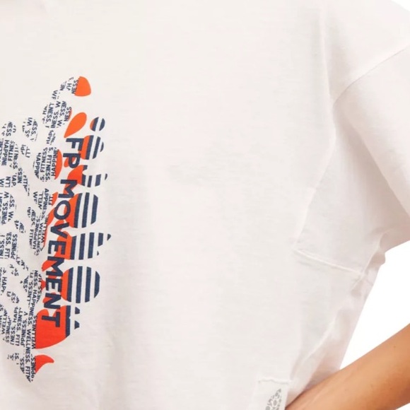 FP Movement by Free People New With Tags - Medium - White Graphic Top - Picture 9 of 11